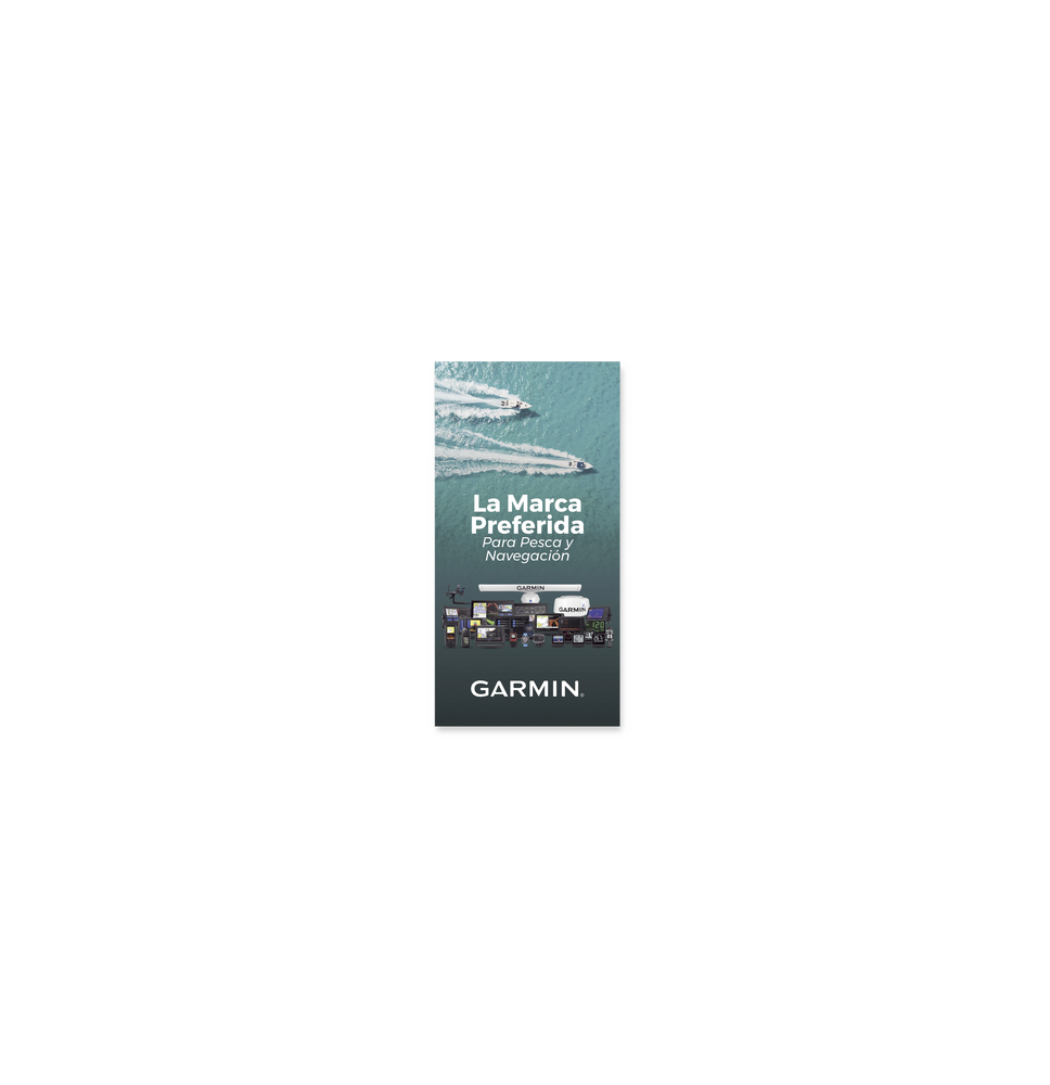 GARMIN POSTGARMIN23 POSTGARMIN23 Póster GARMIN La Marca Preferida para Pesca y Navega