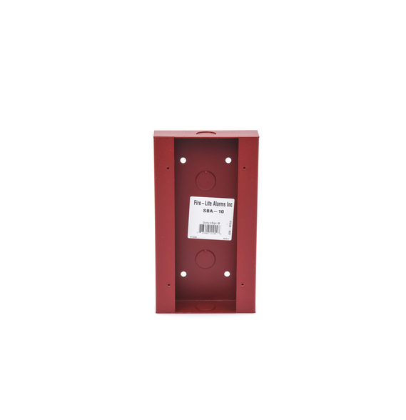 FIRE-LITE SBA10 SBA-10 Caja de Montaje para Estación de Emergencia BG-12LRA y NBG-12L
