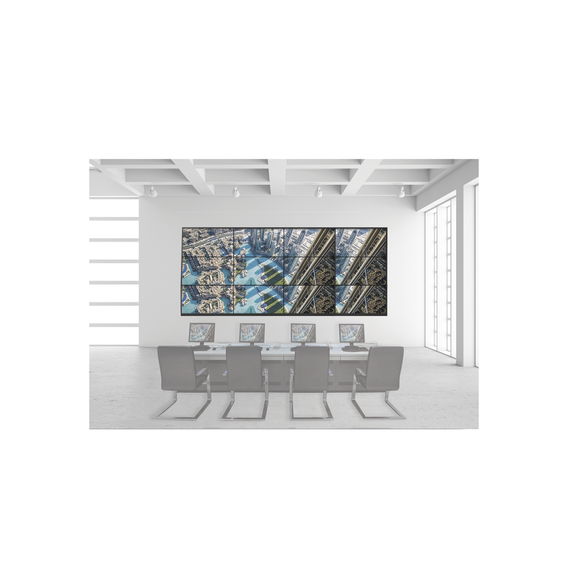 HIKVISION DSVW4X3LUY55WM DS-VW4X3LUY55/WM Kit Videowall 4X3 / Incluye 12 Pantallas de