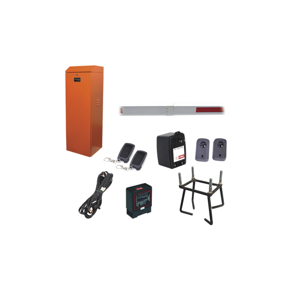 AccessPRO KITXBSRN KIT-XBS-RN Kit COMPLETO Barrera Derecha XB NARANJADA / Brazo teles