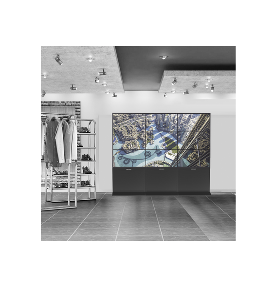 HIKVISION DSCW3X3LUY55 DS-CW3X3LUY-55 Kit Videowall Comercial 3X3 / Incluye 9 Pantall