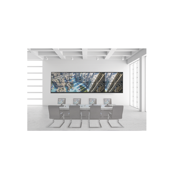 HIKVISION DSVW4X2LUY55WM DS-VW4X2LUY55/WM Kit Videowall 4x2 / Incluye 8 Pantallas de