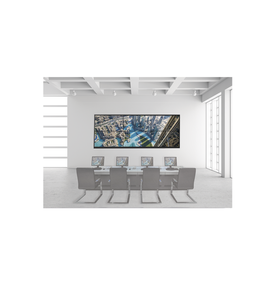 HIKVISION DSVW3X2LUY55WM DS-VW3X2LUY55/WM Kit Videowall 3X2 / Incluye 6 Pantallas de