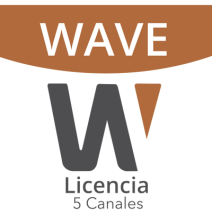 Hanwha Techwin Wisenet WAVEPRO05 WAVE-PRO-05 Licencia de 5 Canales de Wisenet Wave Pr