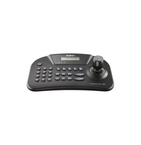 Hanwha Techwin Wisenet SPC1010 SPC-1010 Controlador PTZ RS-485 de hasta 255 domos joy