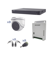 HIKVISION KH1080P8DW KH1080P8DW Kit TURBOHD 1080p / DVR 8 Canales / 8 Cámaras Turret