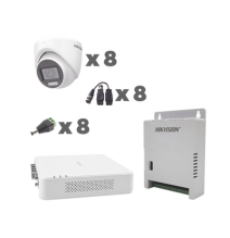 HIKVISION KH1080P8EWFH KH1080P8EWFH KIT TurboHD 1080p / DVR 8 Canales con audio por c