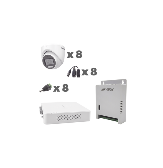 HIKVISION KH1080P8EWFH KH1080P8EWFH KIT TurboHD 1080p / DVR 8 Canales con audio por c
