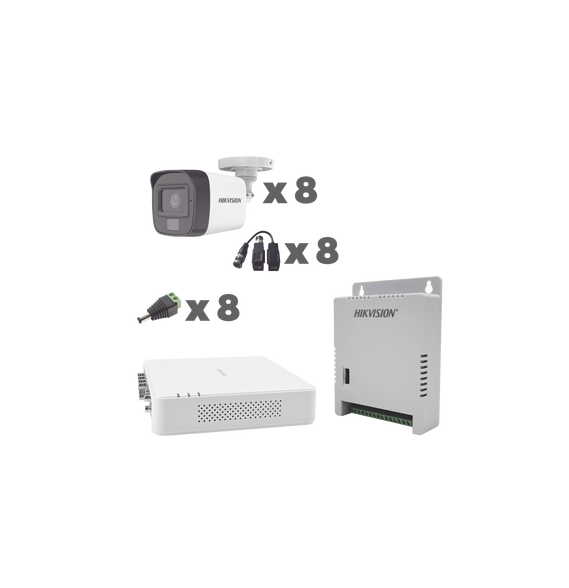 HIKVISION KH1080P8BFH KH1080P8BFH KIT TurboHD 1080p / DVR 8 Canales con audio por coa