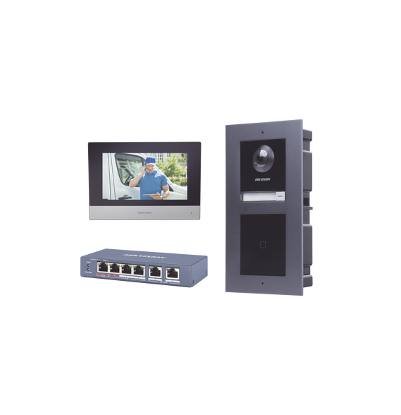 HIKVISION DSKIS601V2 DSKIS601-V2 KIT de Videoportero IP con llamada a App de Smartpho