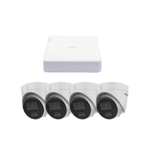 HIKVISION KIPCV2M4T KIPCV2M/4T Kit IP 1080p (2 Megapixel) / NVR de 4 Canales con 4 Pu