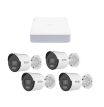 HIKVISION KIPCV2M4B KIPCV2M/4B Kit IP 1080p (2 Megapixel) / NVR de 4 Canales con 4 Pu