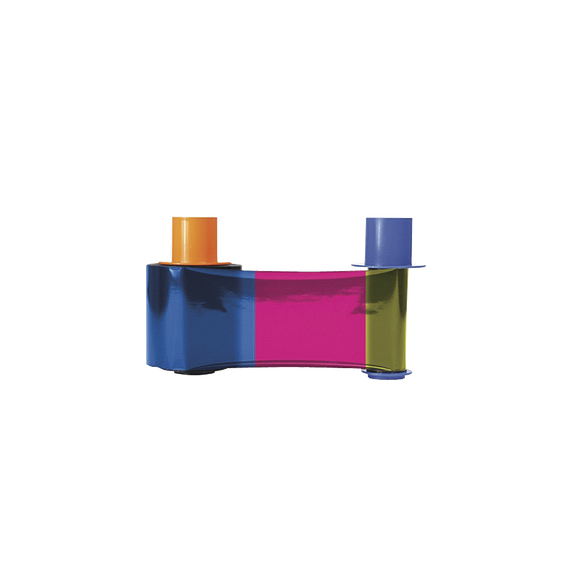 HID 084052 084052 Ribbon Full Color YMCKK 500 Imágenes para HDP/ Doble Panel Negro