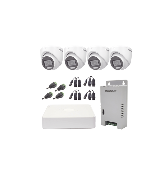 HIKVISION KH1080P4ESFH KH1080P4ESFH KIT TurboHD 1080p / DVR 4 Canales con audio por c