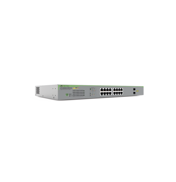 ALLIED TELESIS ATGS95018PSV210 AT-GS950/18PS-V2-10 Switch PoE+ Gigabit WebSmart de 16