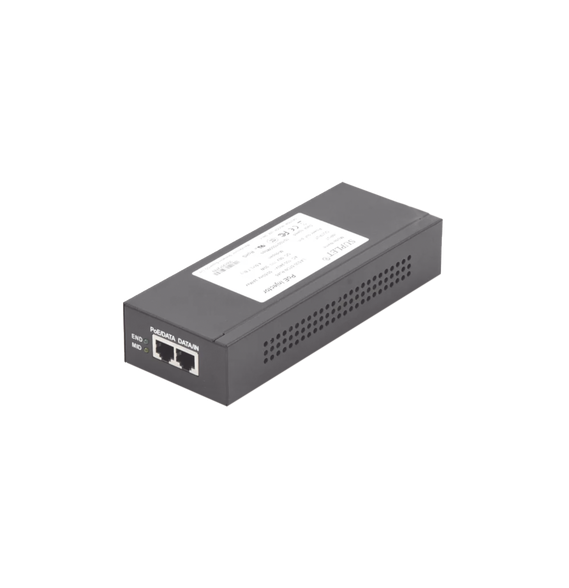 HIKVISION LAS6057CNRJ45 LAS60-57CN-RJ45 Inyector Super Hi-PoE / 56 Vcc / 60 Watts / P