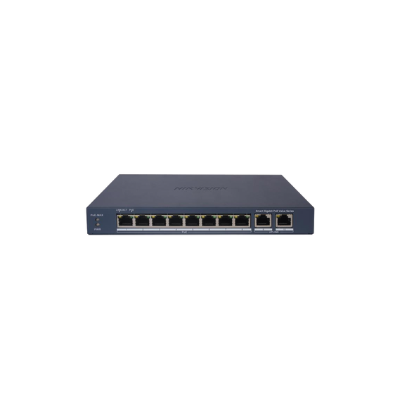 HIKVISION DS3E1510PEIM DS-3E1510P-EI/M Switch Gigabit PoE+ / Administrable / 8 Puerto