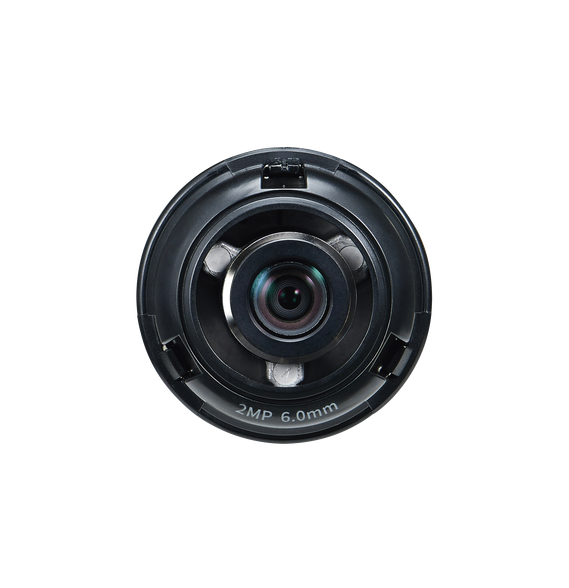 Hanwha Techwin Wisenet SLA2M6000P SLA-2M6000P Lente 2 MP de 6.0 mm para Cámara PNM-93