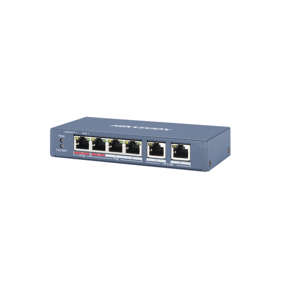 HIKVISION DS3E0106HPE DS-3E0106HP-E Switch PoE+ / No Administrable / 3 Puertos 10/100