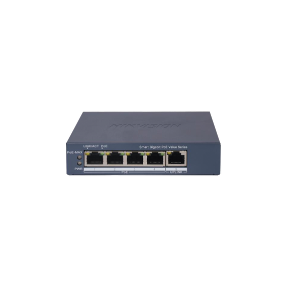 HIKVISION DS3E1505PEIM DS-3E1505P-EI/M Switch Gigabit PoE+ / Administrable / 4 Puerto