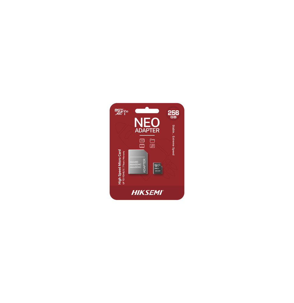 HIKSEMI by HIKVISION HSTFC1256GNEOA HS-TF-C1/256G/NEO/A Memoria microSD con Adaptador