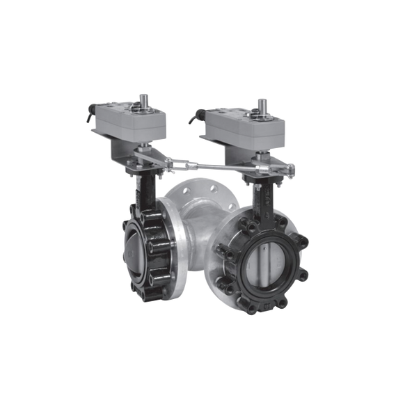 HONEYWELL BMS VR4J7UPBHM VR4J7UPBH/M Valvula de 3 vias tipo mariposa con conexiones t