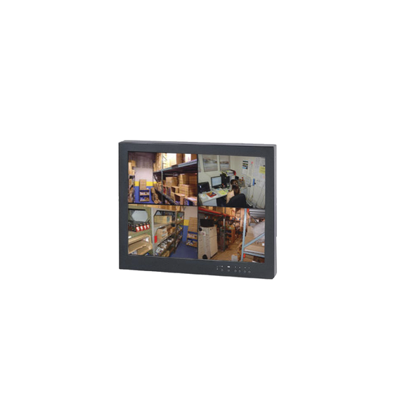 Syscom HTM150C HTM-150C Monitor LCD 15  a Color 1021 X 768 PIXELES Entradas BNC VGA S