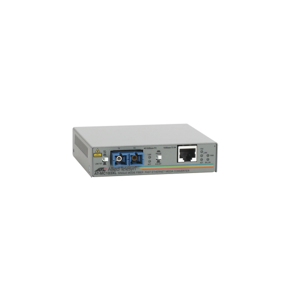 ALLIED TELESIS ATMC103XL60 AT-MC103XL-60 Convertidor de medios fast ethernet a fibra