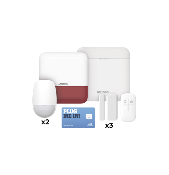 HIKVISION DSPWA48KSDV2R DS-PWA48-KSDV2(R) (AX PRO) KIT de Alarma AX PRO con GSM (3G/4