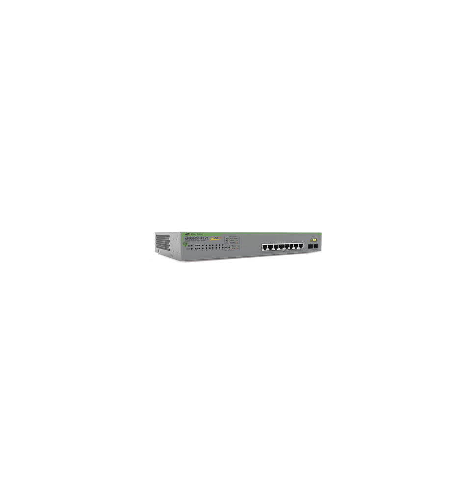 ALLIED TELESIS ATGS95010PSV210 AT-GS950/10PS-V2-10 Switch PoE+ Gigabit WebSmart de 10 ALLIED TELESIS ATGS95010PSV210 AT-GS950/10PS-V2-10 Switch PoE+ Gigabit WebSmart de 10