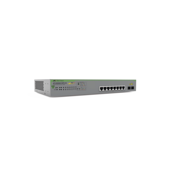 ALLIED TELESIS ATGS95010PSV210 AT-GS950/10PS-V2-10 Switch PoE+ Gigabit WebSmart de 10