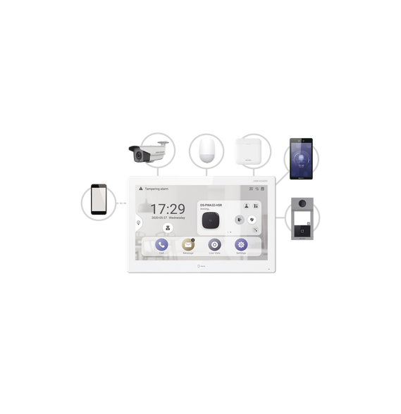 HIKVISION DSKH9310WTE1 DS-KH9310-WTE1 Monitor Touch IP / WiFi / ANDROID 7  / Integrac