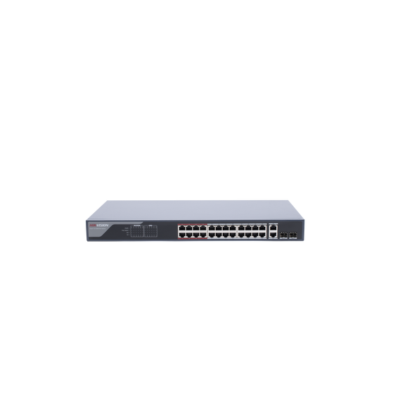 HIKVISION DS3E1326PEI DS-3E1326P-EI Switch Monitoreable PoE+ / 24 Puertos 100 Mbps Po