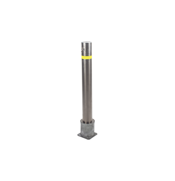 AccessPRO XB900FL XB-900-FL Bolardo Desmontable de Acero Inoxidable de 900 mm de Altu