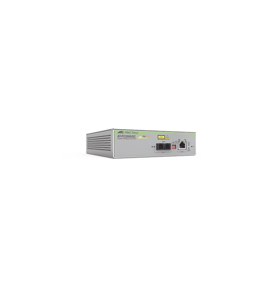 ALLIED TELESIS ATPC2000SC90 AT-PC2000/SC-90 Convertidor de medios Gigabit Ethernet Po