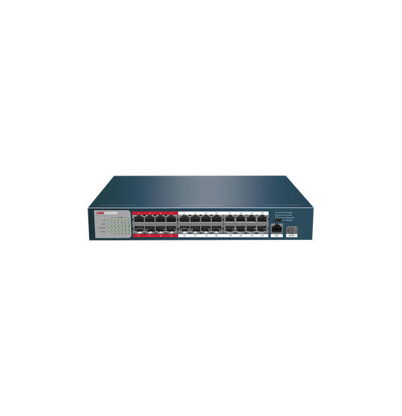 HIKVISION DS3E0326PEMB DS-3E0326P-E/M(B) Switch PoE+ / No Administrable / 24 Puertos