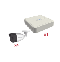 HiLook by HIKVISION KIP2MP4B KIP2MP/4B Kit IP 1080p (2 Megapixel) / NVR de 4 Canales