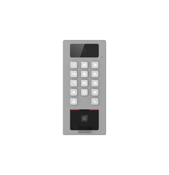 HIKVISION DSK1T502DBFWXC DS-K1T502DBFWX-C Lector Biometrico con Teclado para Exterior