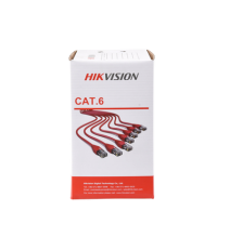 HIKVISION DS1LN6UG DS-1LN6U-G Bobina de cable UTP 305 mts / Cat6 (23 AWG) / Color Gri