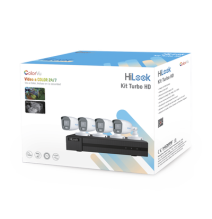 HiLook by HIKVISION HL1080CVA HL-1080-CV/A Kit TurboHD 1080p / DVR 4 Canales / 4 Cáma