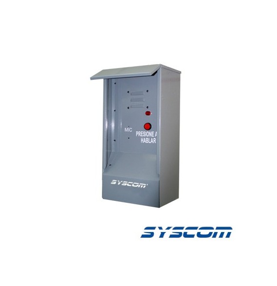 Syscom RP50UHF RP50UHF Radio Portero de 450 a 490 MHz ajustable de 5 a 50 Watts.