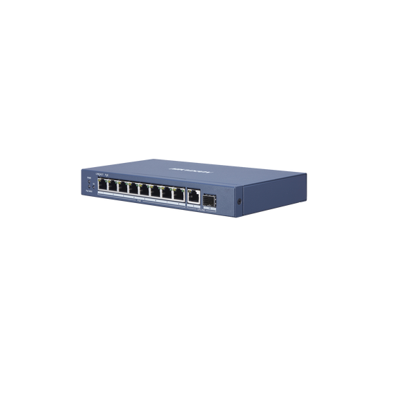 HIKVISION DS3E0510PE DS-3E0510P-E Switch Gigabit PoE+ / No Administrable / 8 Puertos