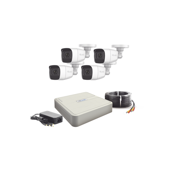 HiLook by HIKVISION HL1080PSC HL1080PS(C) (MICRÓFONO Integrado) Kit TurboHD 1080p Lit