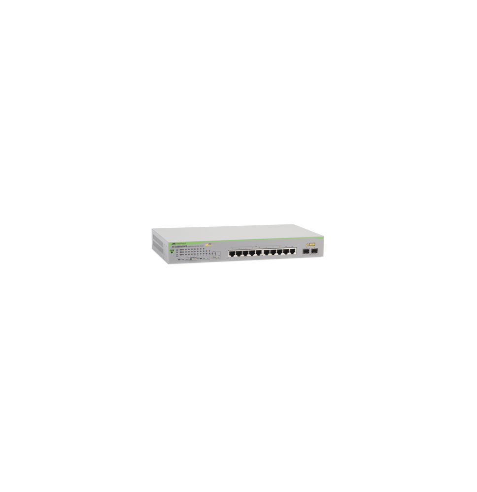 ALLIED TELESIS ATGS95010PS10 AT-GS950-10PS-10 Switch PoE+ Gigabit WebSmart de 10 puer