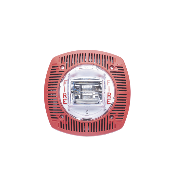 HOCHIKI SSPK24PR SSPK-24PR Bocina con estrobo para pared color roja