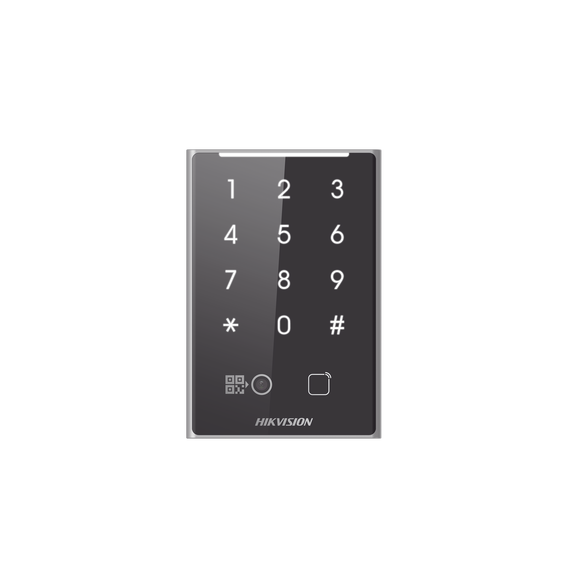 HIKVISION DSK1109EKBQR DS-K1109EKB-QR Lector de Tarjetas PROX EM y de Códigos QR / Te