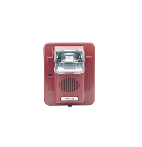 HOCHIKI HEC312WR HEC3-12WR Sirena/Estrobo 12 VCD Multicandela P/Pared (0500-05980)