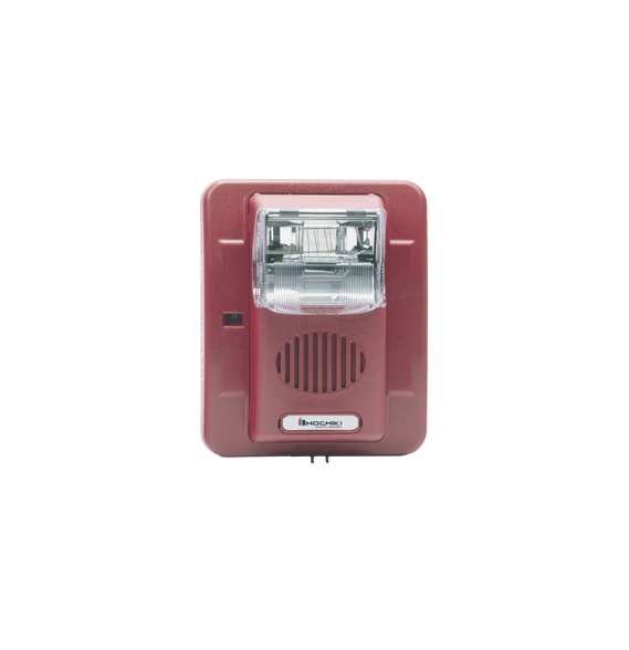 HOCHIKI HEC324WR HEC3-24WR Sirena Estrobo 12/24 Vcd Multi Candela Montaje En Pared Co