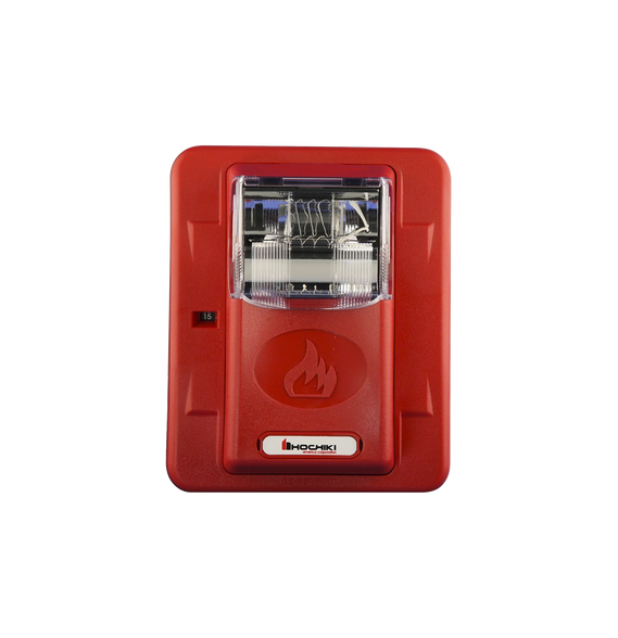 HOCHIKI HES324WR HES3-24WR Estrobo para Montaje en Pared 24 Vcc Color Rojo (0500-0594