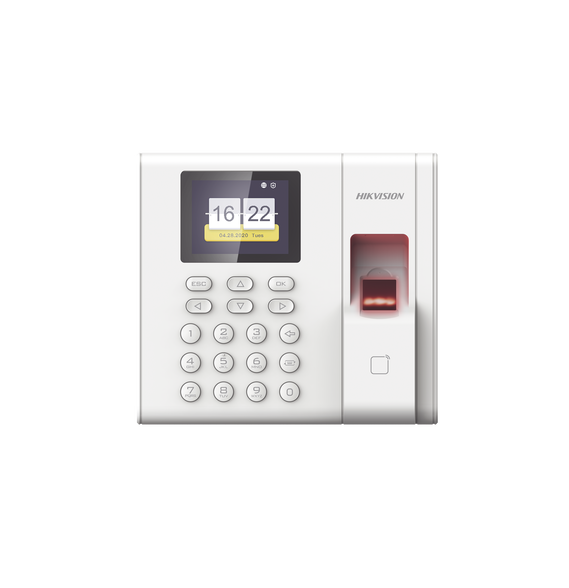 HIKVISION DSK1A8503EFB DS-K1A8503EF-B Checador de Huella con Batería de Respaldo / Re